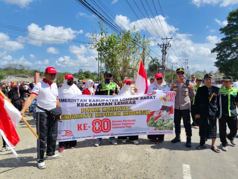 Lembar Rayakan HUT RI ke-80 dengan Pawai Karnaval Meriah dan Tertib