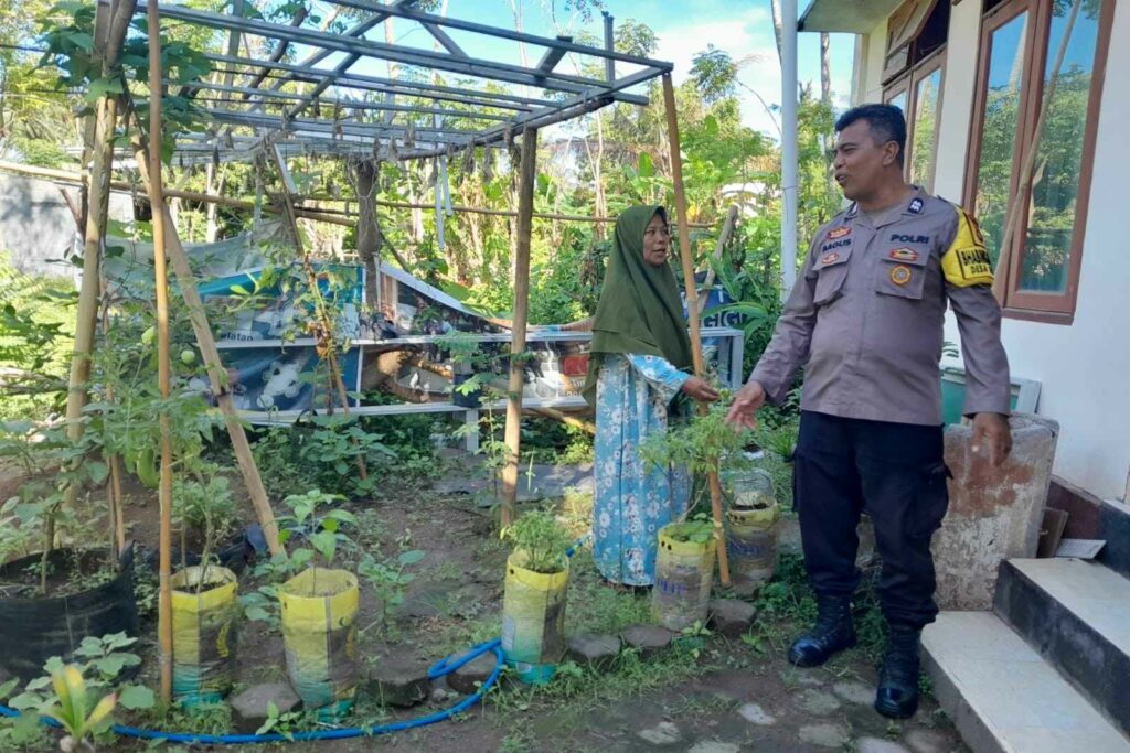 Polsek Batulayar Dorong Program Ketahanan Pangan lewat Edukasi di Senggigi