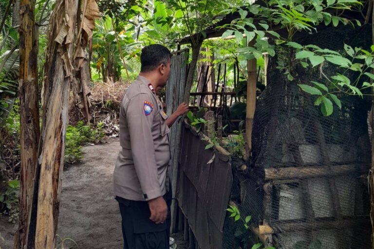 Polsek Batulayar Perkuat Ketahanan Pangan Lewat Edukasi Warga Senggigi