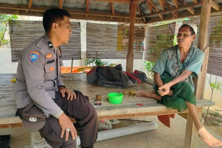 Polsek Lembar Dorong Partisipasi Warga Eyat Mayang dalam Program Pangan Nasional