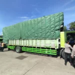 Polsek Kawasan Pelabuhan Lembar Jaga Ketertiban Bongkaran Kapal dari Jangkar