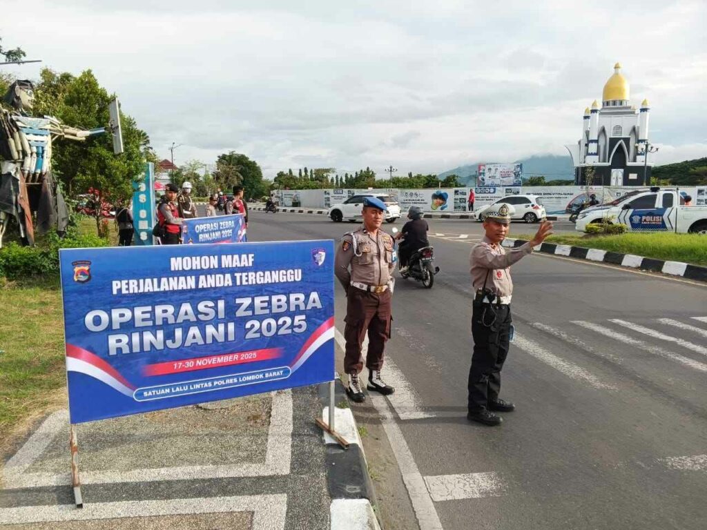 Cek Kelengkapan! Operasi Zebra Rinjani Intensif di Lombok Barat